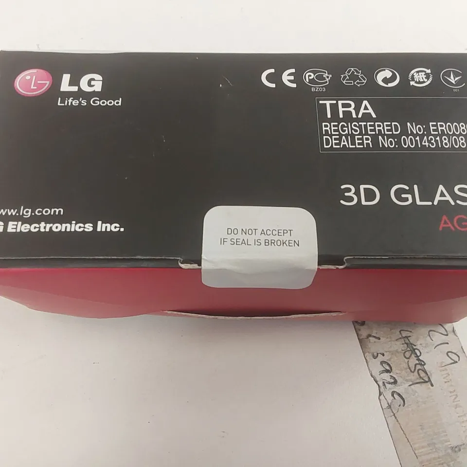 BOXED LG AG-S350 3D GLASSES