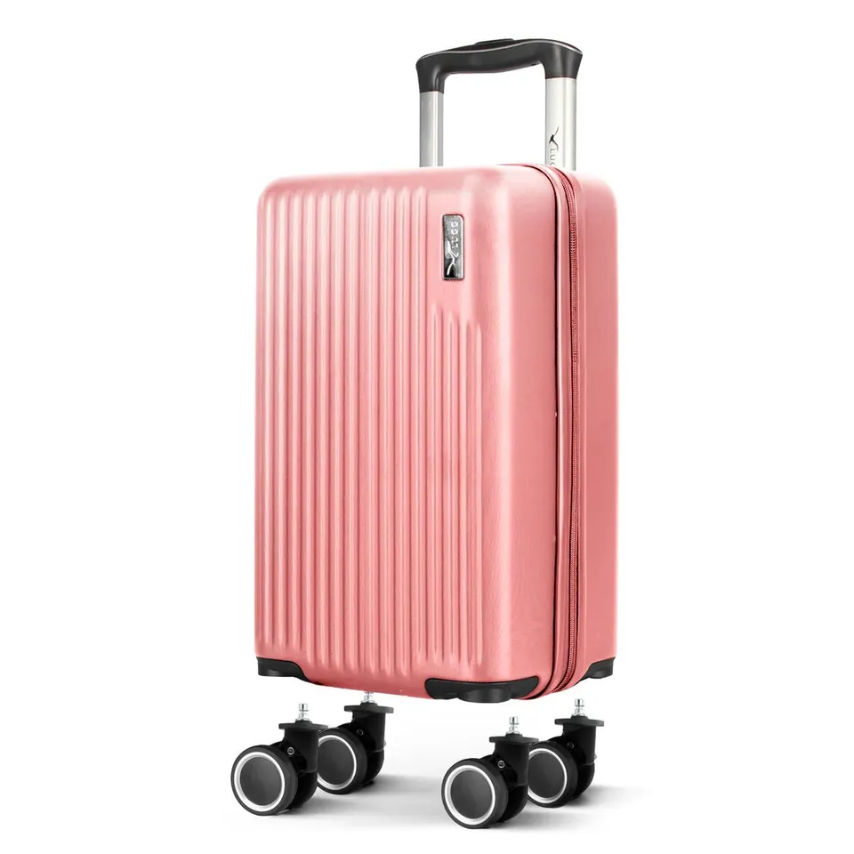 BOXED LUGG 40CM VACAY SUITCASE ABS LUGGAGE (40 X 30 X 20CM)- CLAY