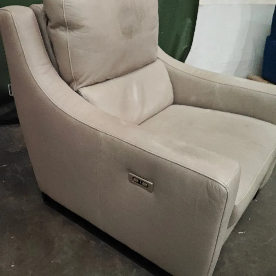 DIGIO LEATHER ELECTRIC RECLINING ONE SEATER CHAIR