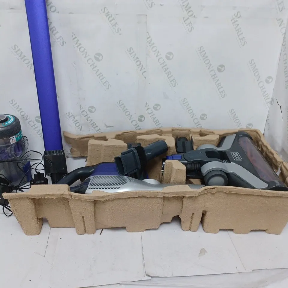 BLACK + DECKER POWERSERIES EXTREME PET 4-IN-CORDLESS VACUUM CLEANER - PURPLE & GREY