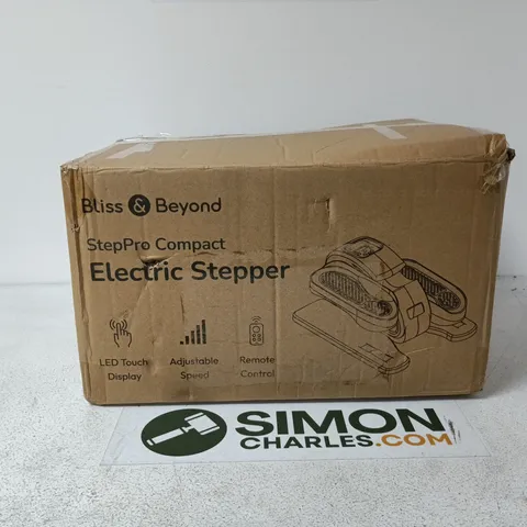 BLISS AND BEYOND STEP PRO COMPACT ELECTRIC STEPPER BOXED