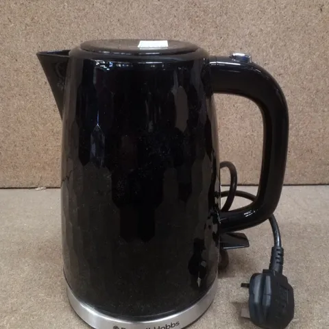BOXED RUSSELL HOBBS 26051 HONEYCOMB BLACK KETTLE 