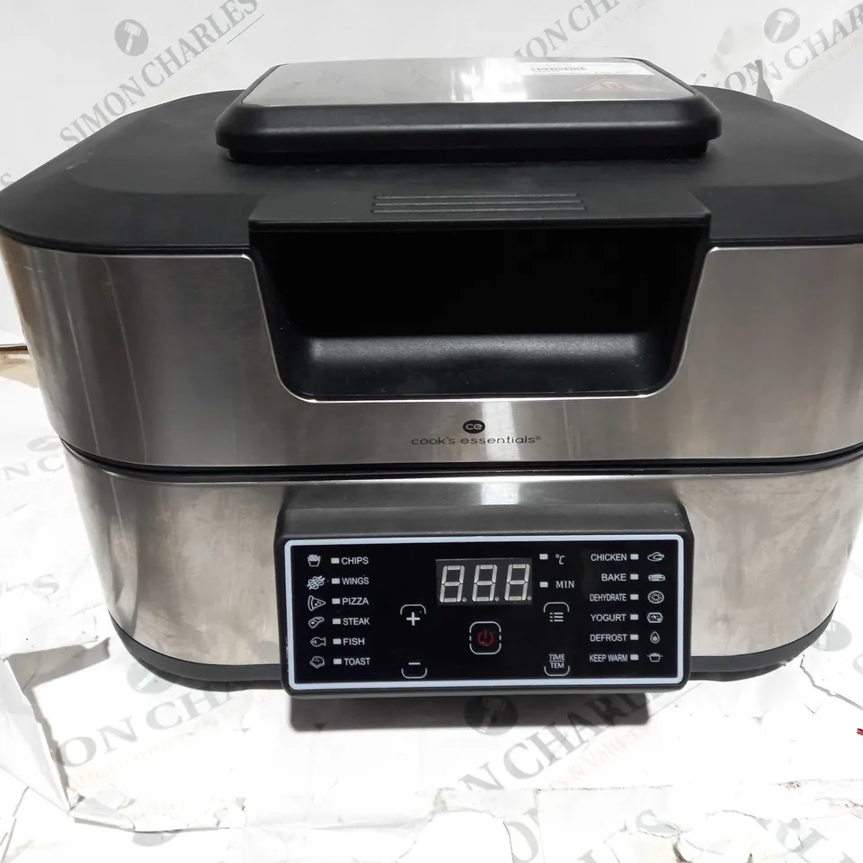 BOXED COOK'S ESSENTIALS GRILL & AIRFRYER 5.5L