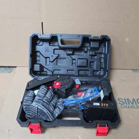 LIVMORE LITHIUM ELECTRIC TOOL MINI ELECTRIC CHAIN SAW 