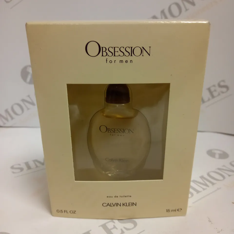 BOXED CLAVIN KLEIN OBSESSION FOR MEN EAU DE TOILETTE 15ML