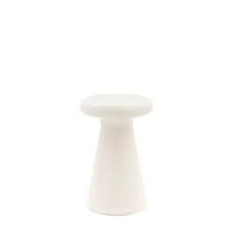 BOXED PAVIA SIDE TABLE IN CREAM 