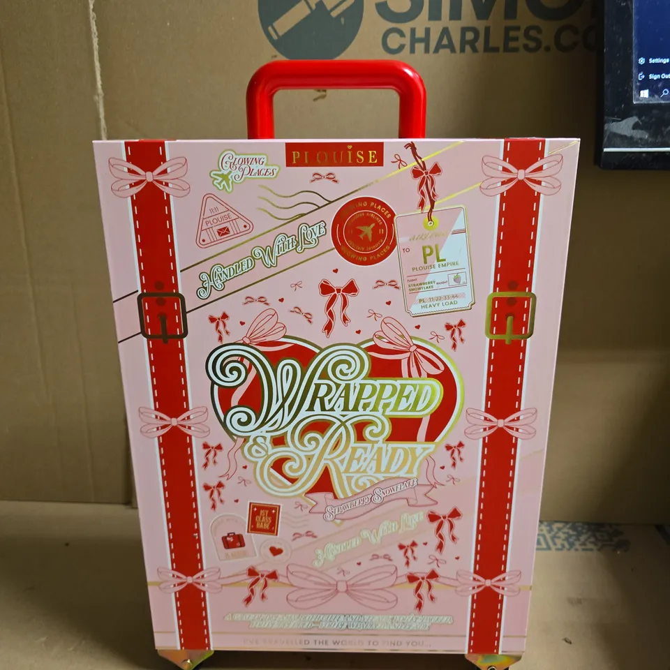 PLOUISE WRAPPED AND READY BATH AND BODY SUITCASE GIFT SET