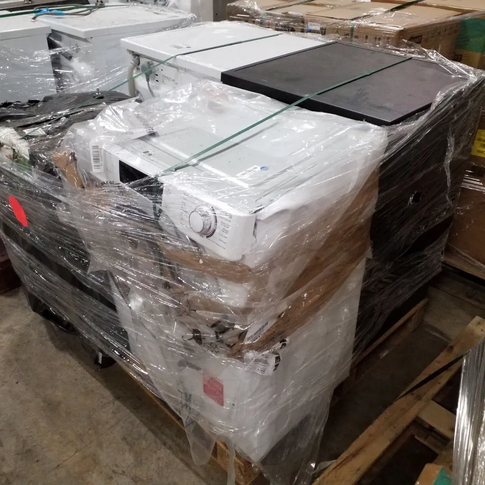 PALLET OF APPROXIMATELY 4 UNPROCESSED RAW RETURN WHITE GOODS TO INCLUDE;