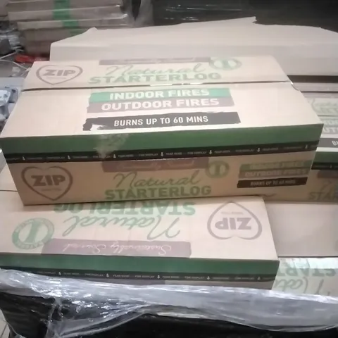 PALLET CONTAINING A LARGE QUANTITY OF NATURAL STARTER LOG BURNERS ETC