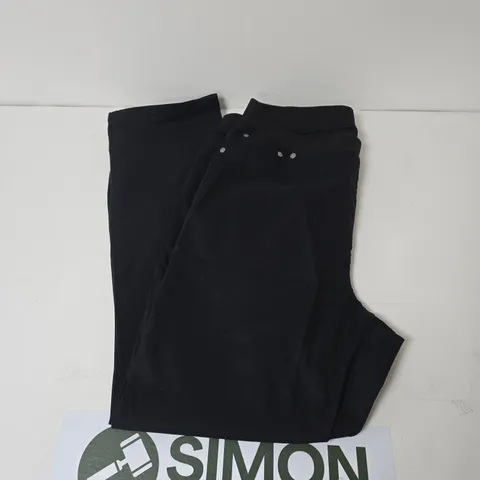 BONPRIX PULL ON TROUSERS BLACK SIZE 22