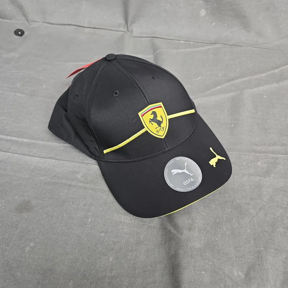 FERRARI RACE BB CAP – BLACK (PUMA) OSFA