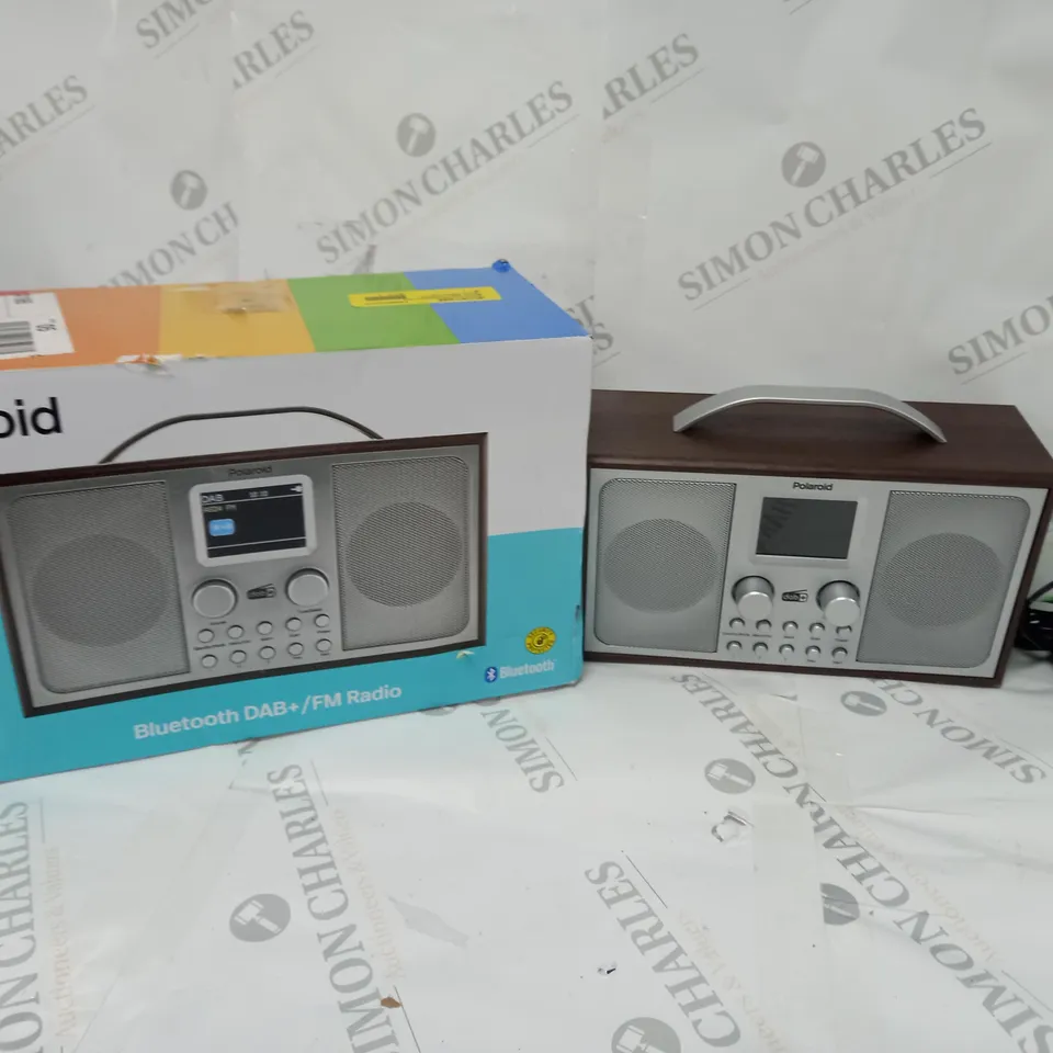 BOXED POLAROID BLUETOOTH DAB+/FM RADIO