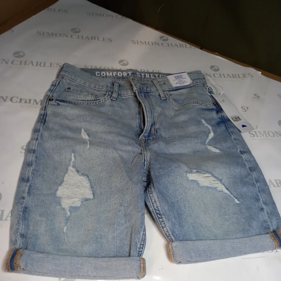 BLUE DENIM SHORTS SIZE 12-12YR