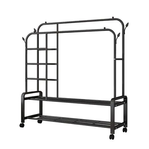 BOXED LIVINGANDHOME HANGER - BLACK (1 BOX)