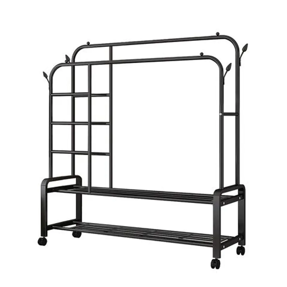BOXED LIVINGANDHOME HANGER - BLACK (1 BOX)