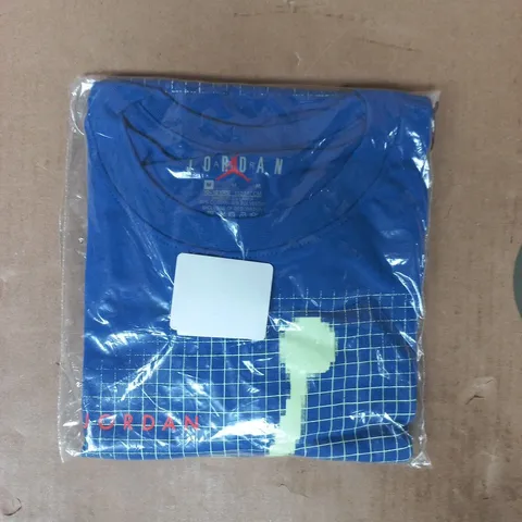 BAGGED JORDAN KID'S T-SHIRT IN BLUE SIZE MEDIUM (10-12 YEARS)
