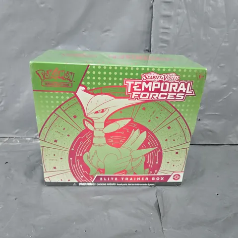 BOXED AND SEALED POKEMON SCARLET AND VIOLET TEMPORAL FORCES - ELITE TRAINERS BOX