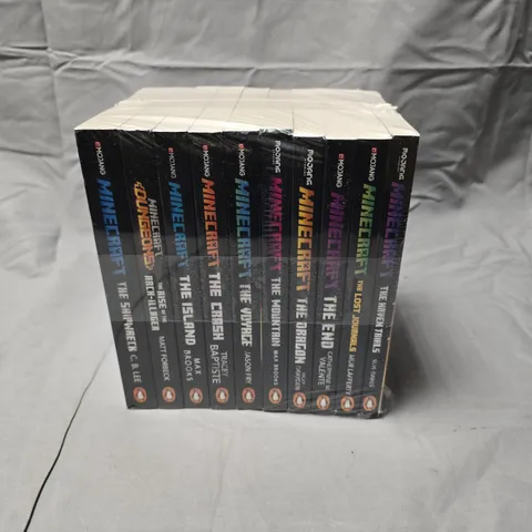 MINECRAFT BOOK BOXED SET – THE ISLAND, THE CRASH, THE END & MORE (MAX BROOKS)