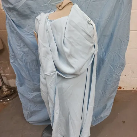 ODDMUSE LONDON DRAPE MAXI DRESS – POWDER BLUE, UK 6 (XS)