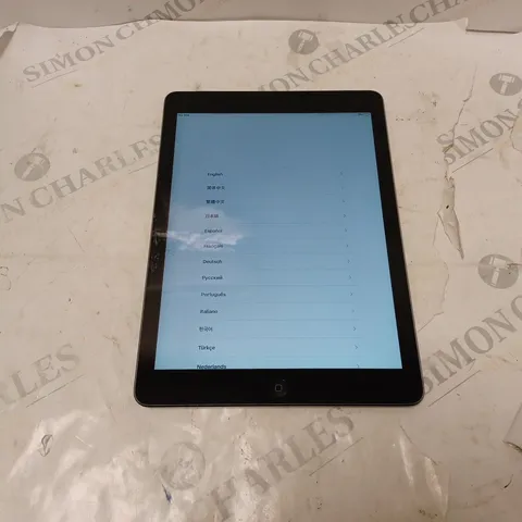 APPLE IPAD IN GREY MODEL A1475