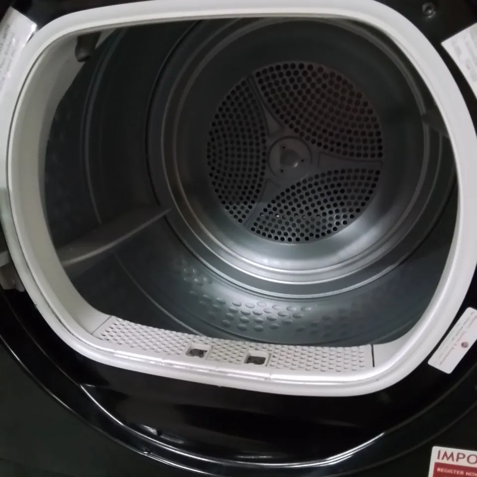HOOVER H-DRY 300 CONDENSER TUMBLE DRYER IN BLACK - (HLE-C10TCEB-80)