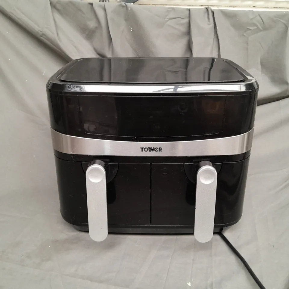 TOWER 9 LITRE DUAL BASKET AIR FRYER