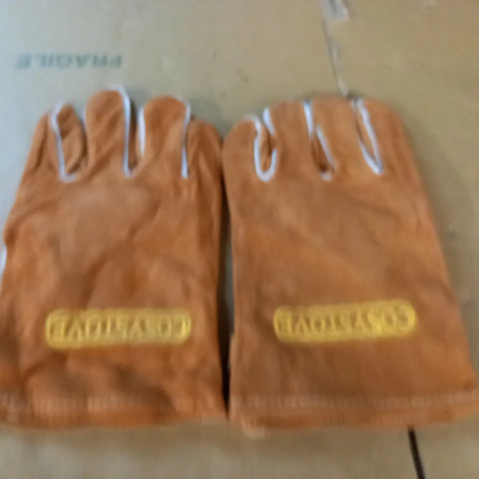 COSYSTOVE GENUINE LEATHER BARBECUE GLOVES