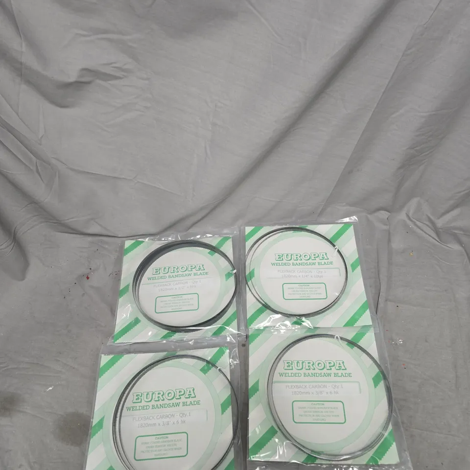 EUROPA WELDED BANDSAW BLADE PACK – 4 PACKS OF 1