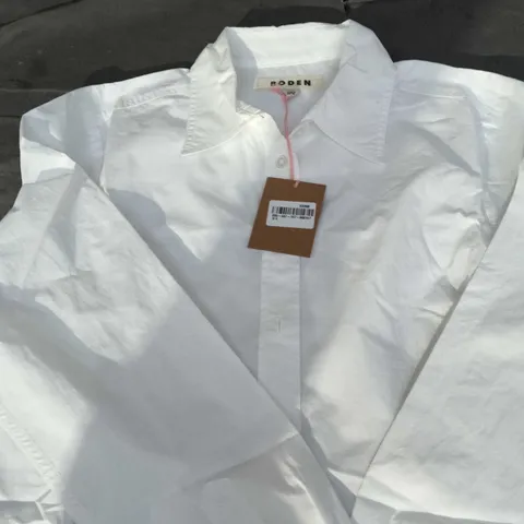 boden ladies White Shirt β Button-Down Collar size 10