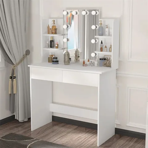 BOXED BAYSDEN DRESSING TABLE WITH MIRROR