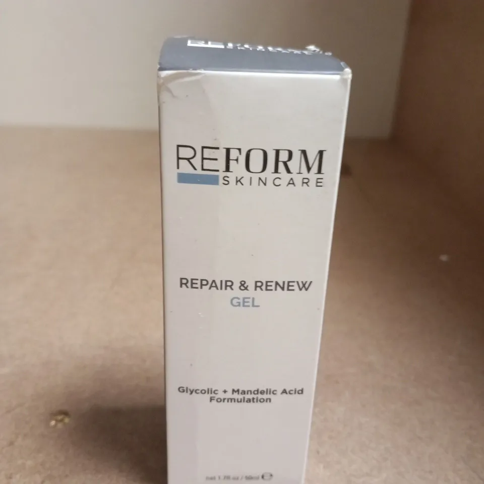 REFORM SKINCARE REPAIR & RENEW GEL – GLYCOLIC + MANDELIC ACID FORMULATION