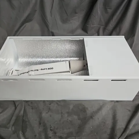 ANGLO LIGHTING LOWBAY FITTING METAL LIGHTBOX IN WHITE