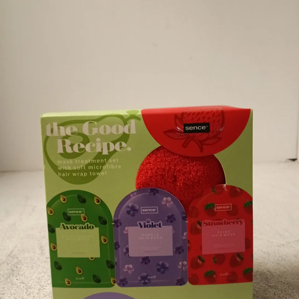 THE GOOD RECIPE HAIR MASK SET (AVOCADO, VIOLET, STRAWBERRY) – BOXED