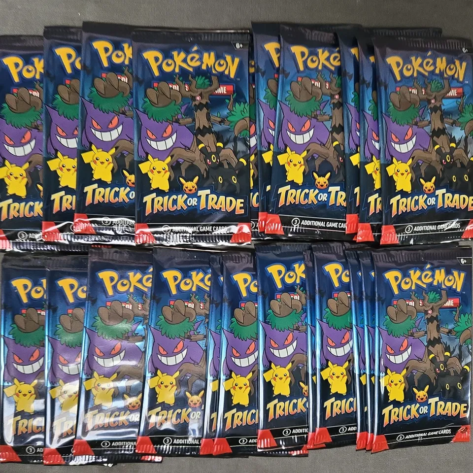 POKÉMON TRADING CARD GAME ASSORTMENT OF APPROXIMATELY 20 TRICK OR TRADE HALLOWEEN PACKS