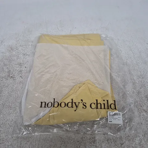 NOBODY'S CHILD YELLOW TAILORED SHORTS β UK 10