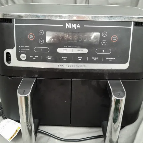 UNBOXED NINJA FOODI MAX DUALZONE AIR FRYER IN BLACK