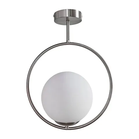 BOXED JONESVILLE GLASS SEMI FLUSH MOUNT CEILING LIGHT 
