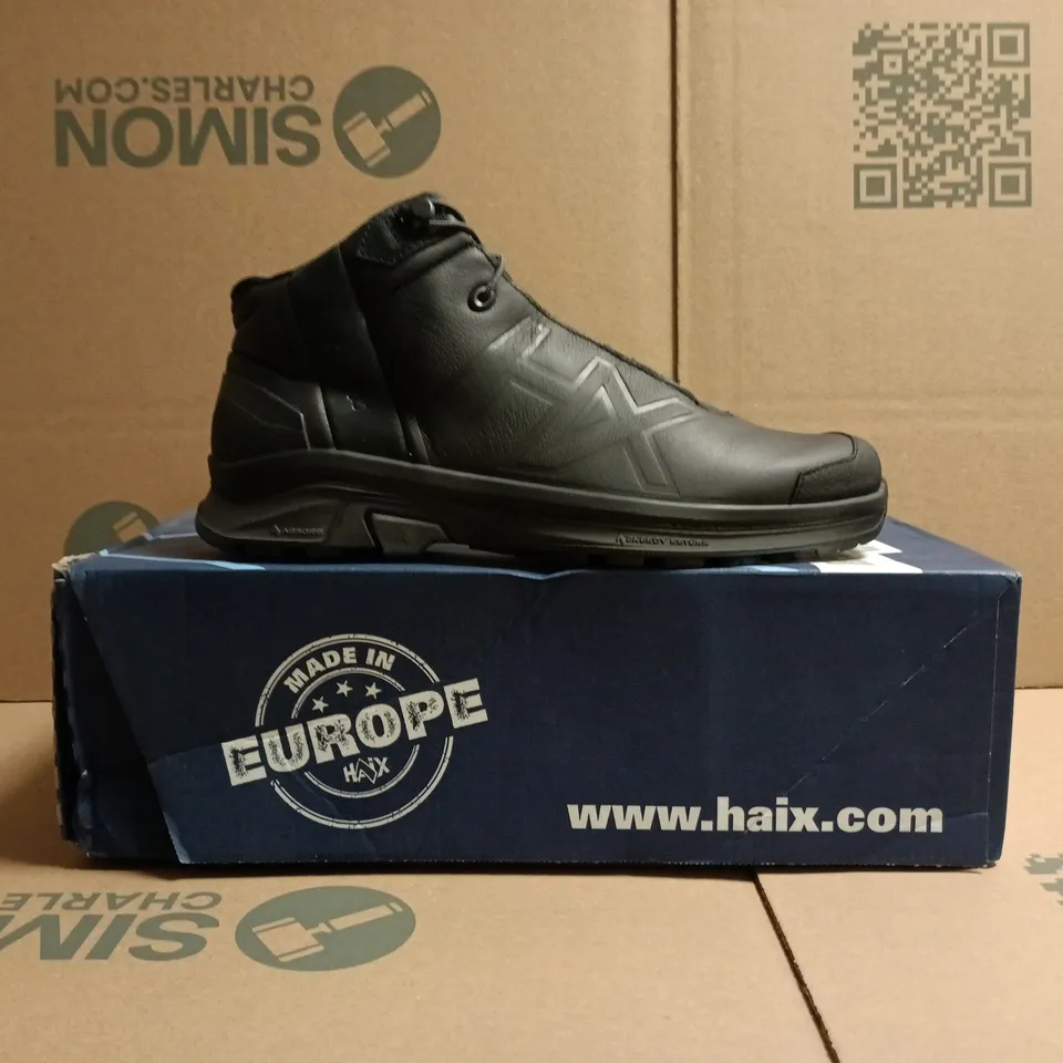 BOXED PAIR OF HAIX SHOES IN BLACK SIZE UK 5.5