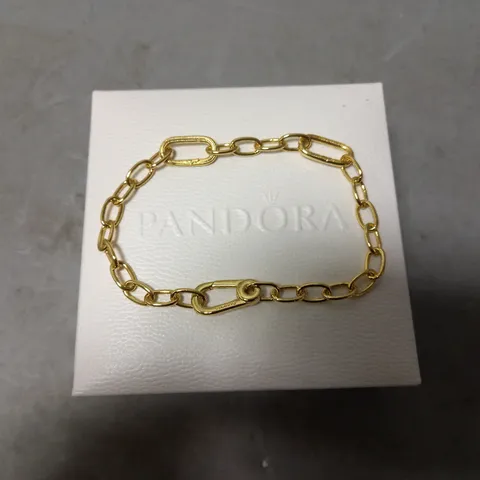 BOXED PANDORA GOLDEN CHAIN BRACELET