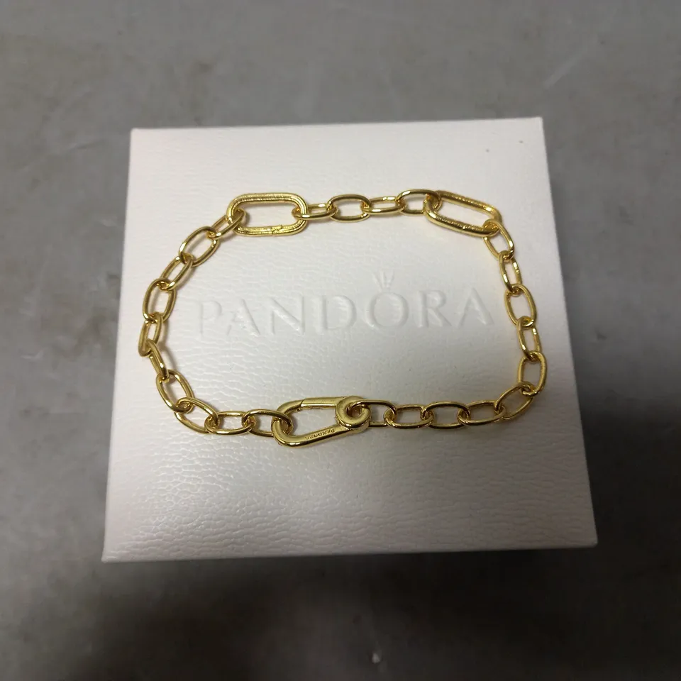 BOXED PANDORA GOLDEN CHAIN BRACELET 