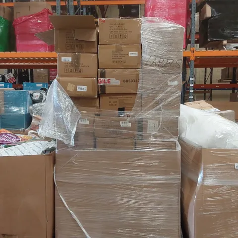 PALLET CONTAINING A VERY LARGE QUANTITY OF BOXED STOOLS, STORAGE OTTOMANS ECT