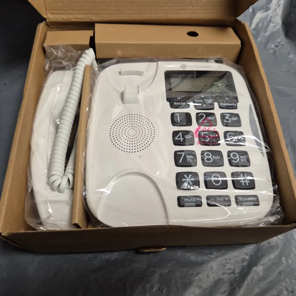 BOXED MOTOROLA FW500 EMERGENCY BACK UP LINE TELEPHONE