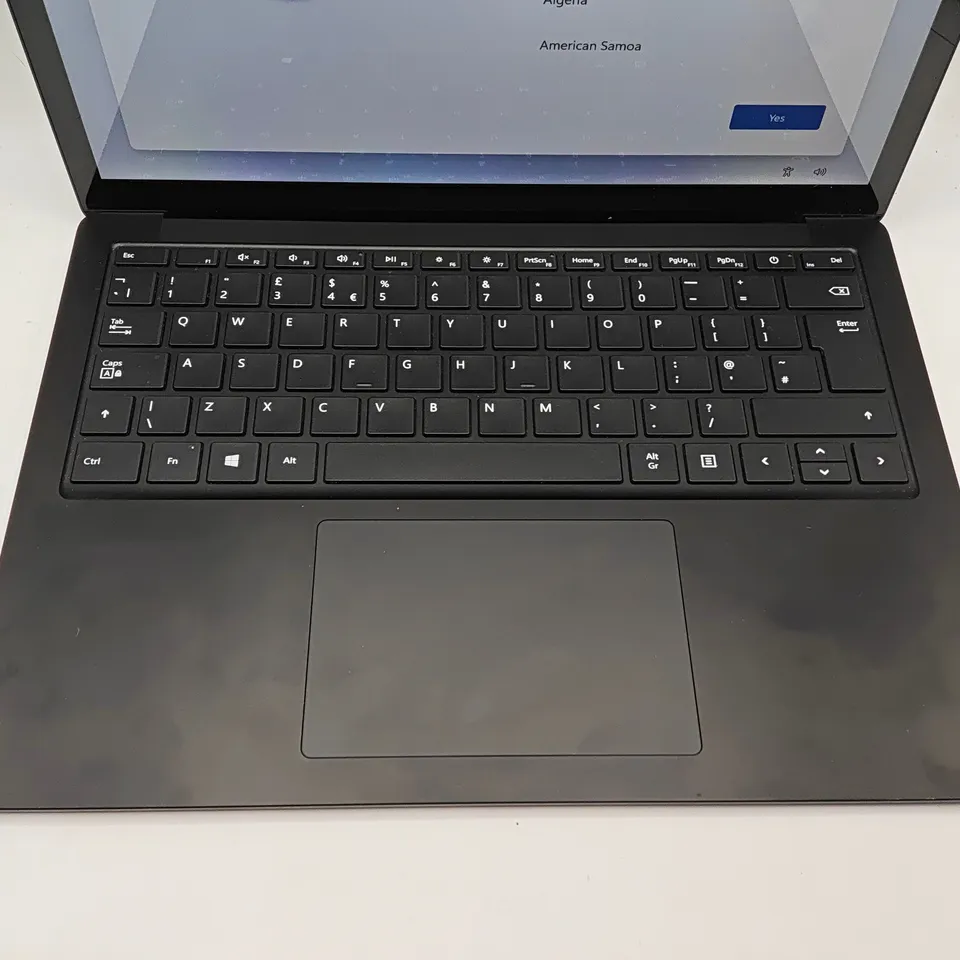 UNBOXED MICROSOFT SURFACE LAPTOP IN BLACK - MODEL 1959