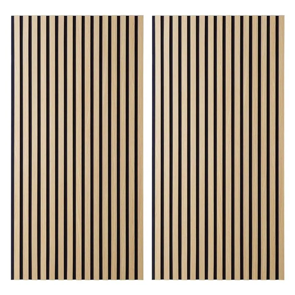 BOXED MINTHA WALL PANELING IN BROWN/BLACK (SET OF 2) (1 BOX)