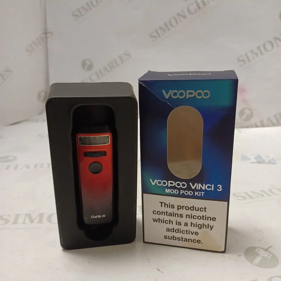 BOXED VOOPOO VINCI 3 MOD POD KIT- AURORA RED. 