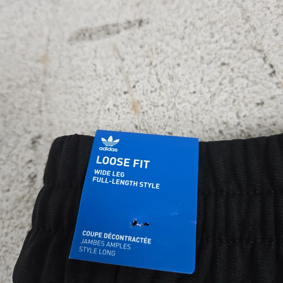ADIDAS HK5085 WIDE-LEG PANTS – BLACK, UK 10