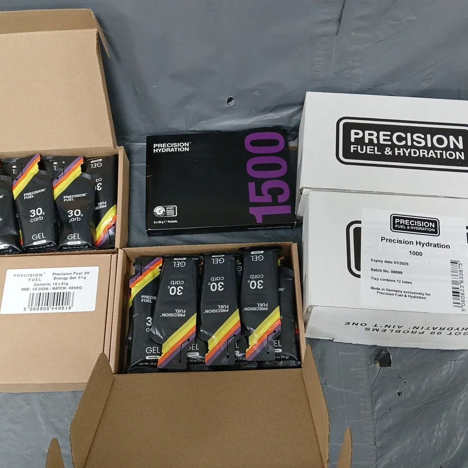 PRECISION HYDRATION CARB GELS AND ELECTROLYTE TABLETS 