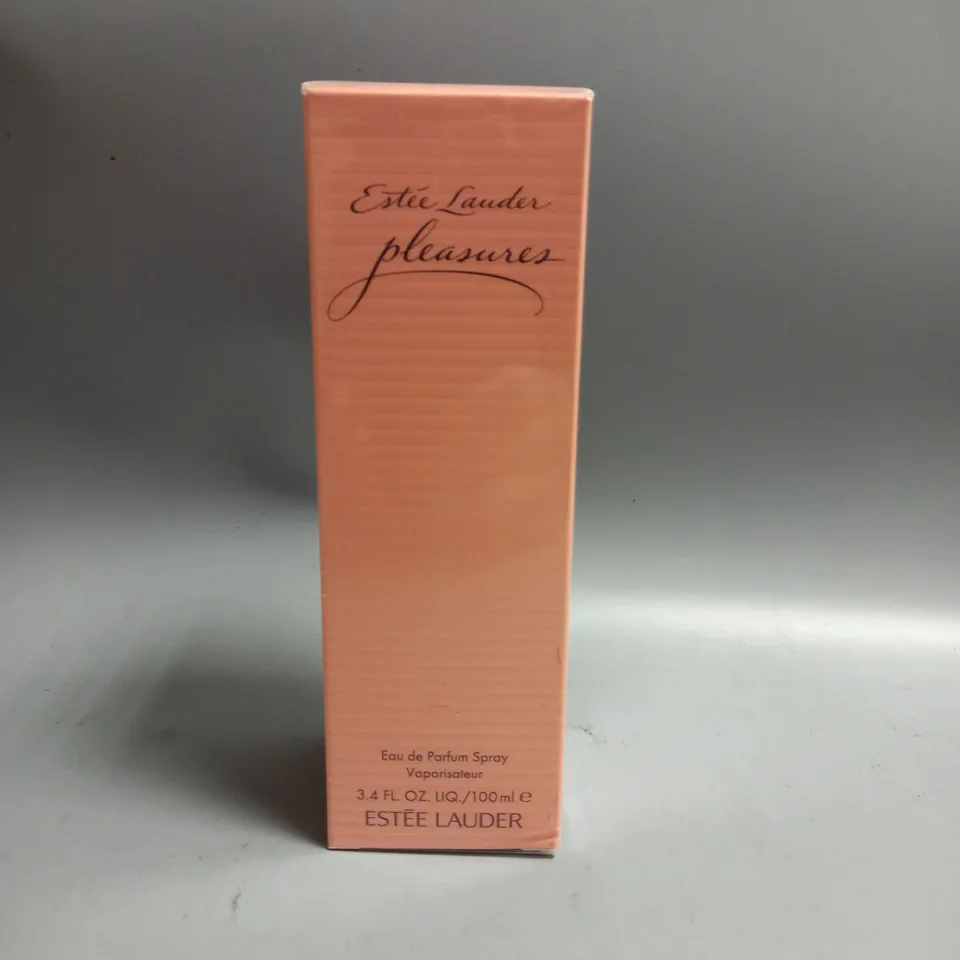 BOXED ESTEE LAUDER PLEASURES EAU DE PARFUM SPRAY 100ML 