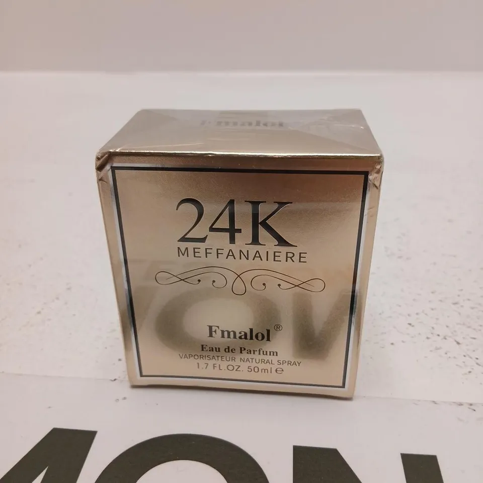 BOXED AND SEALED 24K MEFFANAIERE FMALOL EAU DE PARFUM 50ML