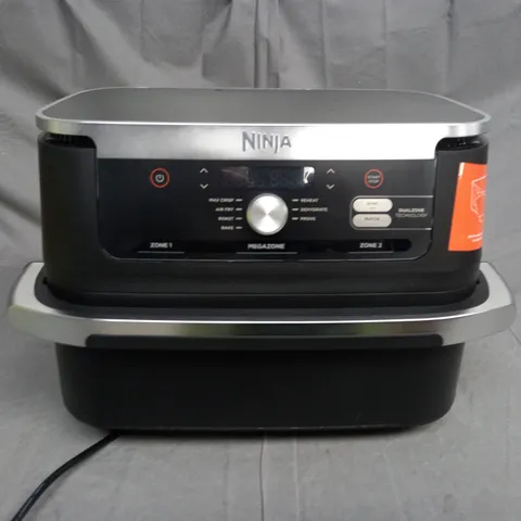 BOXED NINJA 10.4L FOODI FLEXDRAWER DUAL AIR FRYER AF500UK IN BLACK